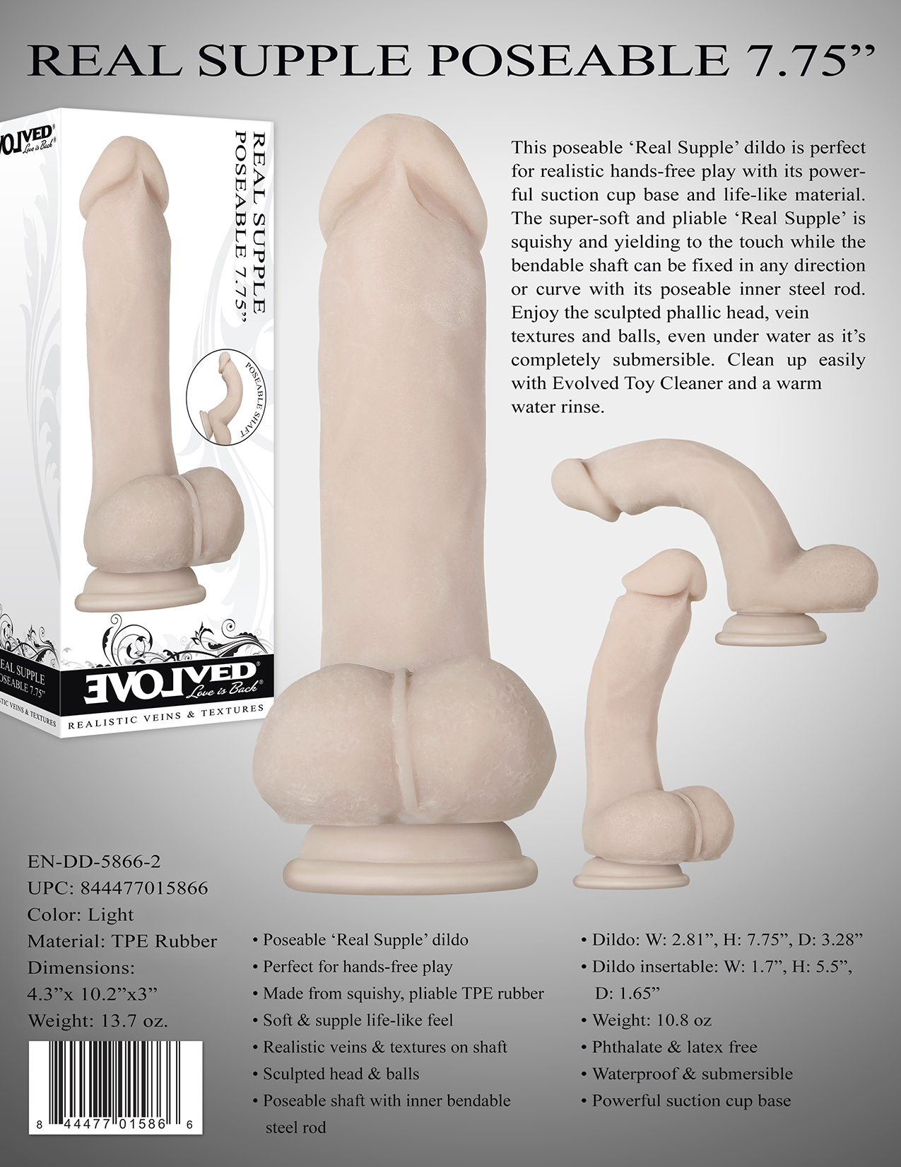 REAL SUPPLE POSEABLE 19,0 CM
